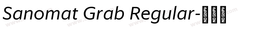 Sanomat Grab Regular字体转换